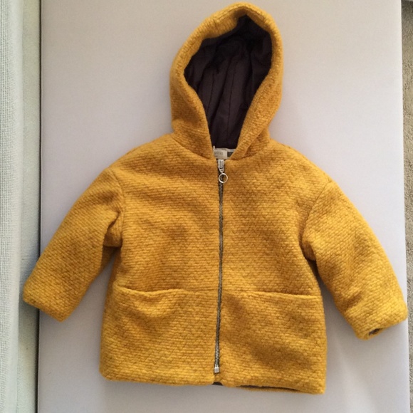 baby mustard coat